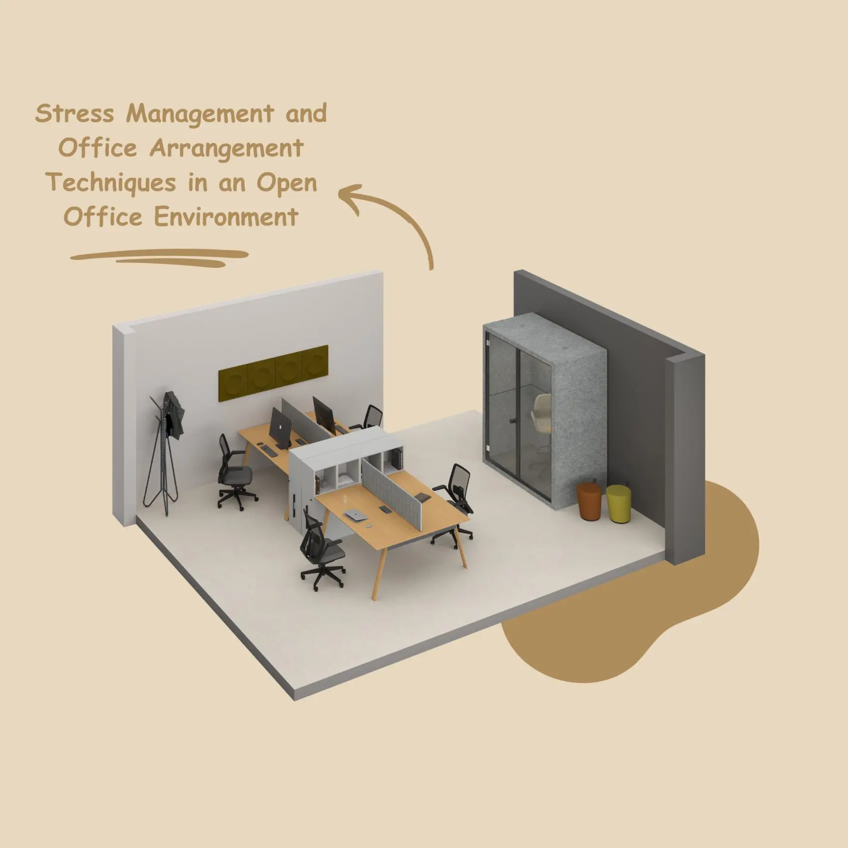 Ersa Mobilya | Stress Management and Office Arrangement Techniques in an Open Office Environment